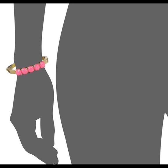 Kate Spade NY Squared Away Hinge Bangle Black NWT - Picture 9 of 9